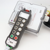 Control Remoto Inalámbrico Recargable de 8 Botones y Doble Velocidad para Grúas Industriales