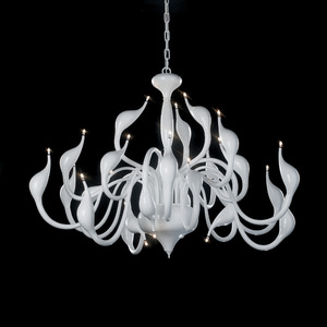 Nordic Atmosere Swan Chandelier Simple Post-Modern Iron Lamps Sala de estar Dormitorio principal <span class=keywords><strong>Restaurante</strong></span> Colgante creativo - Product Image 1
