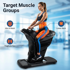 Simulatore Elettrico di Equitazione per Fitness, Resistente, in Metallo, con Logo Personalizzato, Simulatore di Equitazione in ABS - Product Image 2