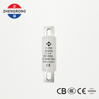 Fusible EV ZH20S 200A DC 1000V 25A IEC60269.7 en alliage de zinc plaqué argent, non-indicateur, à action rapide ZHENGRONG Chine