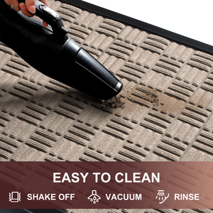 घर के लिए वाटरप्रूफ रबर प्रवेश द्वार और लिविंग रूम के लिए फर्श चटाई - Product Image 2