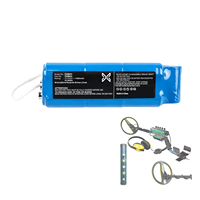 Batterie personnalisée pour détecteur de métaux de plage Minelab Garrett Fisher White Tesoro 12V 1400mAh rechargeable Ni-MH OEM