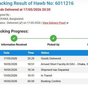 Livraison Express Internationale Shanghai vers le Bangladesh Fret Aérien Fils Tissus Matériel Fermetures éclair Marchandises Diverses - Product Image 1