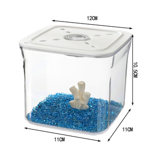 Bể cá bán chạy, trang trí phòng khách, nhỏ gọn, đa năng, hộp đựng đồ để bàn, bể cá cảnh để bàn - Product Image 2