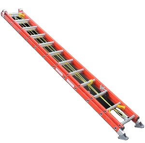 EN131 16-40 adım 2 bölümler fiberglas teleskopik uzatma merdiveni - Product Image 1