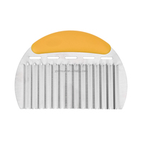 Offre Spéciale : Coupe-Frites Manuel Portable en Acier Inoxydable avec Poignée Colorée – Accessoire de Cuisine Durable pour une Coupe Ondulée