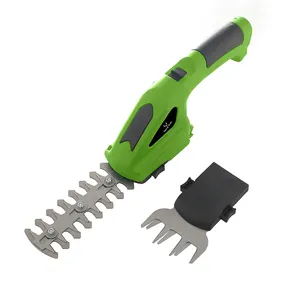 3.6v 1300mAh Lithium Battery Powered Rechargeable 2 In 1 Compact Mini Cordless Hedge Trimmer Cutter Electric Grass Shear