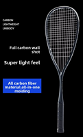 Raquettes de squash ultra-légères de niveau Elite entièrement en carbone, cordées de compétition, modèle SR-01, fabriquées en Chine pour l'entraînement
