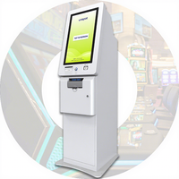 USA Skilled Games Distributeur de billets en métal de 23.8 pouces avec scanner de code QR Fonction SDK de reconnaissance faciale d'auto-paiement