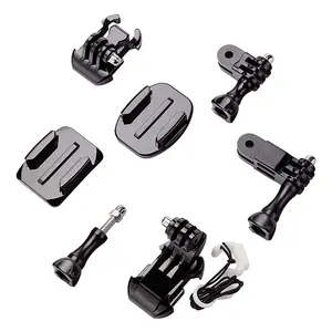 Exportação Hot Sale Ir pro Grab bag of Mounts para Gopro Hero 7 6 Preto,/Herói 5 4 Sessão