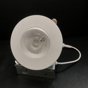 Luminaria LED Empotrable de 4 Pulgadas y 12W con Certificación ETL, <span class=keywords><strong>ES</strong></span> y FCC, Ángulo de Haz de 60° ° 3500K4500K5500K6000K5CCT AC100-277V0-10V Regulable Hermético para Lugares Húmedos 1100LM - Product Image 3