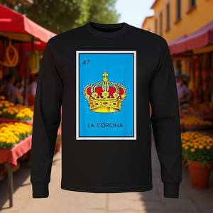 T-shirt à manches longues La Corona Card Mexican Lottery - Product Image 3