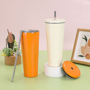 Wholesale 25oz Reusable SS304 Stainless Steel Double Wall Vacuum Tumbler Lid <b>Straw</b> Customized Logo Temperature Display Travel - Product Image 5