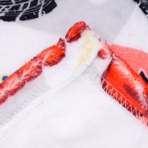 ผ้ากำมะหยี่เนื้อนุ่มสำหรับเสื้อคลุมและเสื้อผ้าเด็กผ้าโพลีเอสเตอร์พิมพ์ลายดิจิตอลแบบกำหนดเอง - Product Image 2