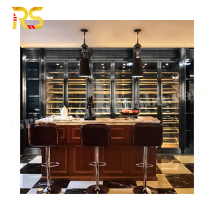 Cave à vin professionnelle à température contrôlée avec éclairage LED, meuble de bar et de rangement moderne Rs229 Wine - Product Image 3