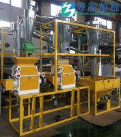 Moulin à maïs certifié ISO avec moteur et engrenage 380V, capacité de 200 kg/h pour usage commercial