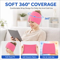 Casquette anti-migraine, masque de refroidissement pour maux de tête, bandeau rafraîchissant