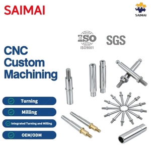 บริการขึ้นรูปชิ้นส่วนโลหะแผ่นด้วยเครื่อง CNC ชิ้นส่วน CNC ผลิตภัณฑ์ CNC การเจาะรู  ข้อต่อเพลาเหล็กกล้าไร้สนิมแบบกำหนดเองที่มีความแม่นยำสูง บริการหล่อแบบ EDM - Product Image 1