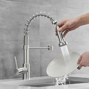 Смеситель кухонный латунный с одной ручкой - Product Image 4
