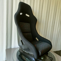 Siège baquet de course en fibre de carbone de style sport MICO pour voitures et chaises de bureau avec revêtement