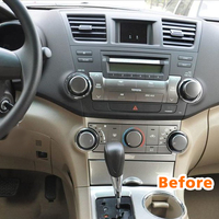 12.1 pouces Android 4 + 64g 8 core lecteur DVD de voiture pour Toyota Highlander 2009 2010 2011 2012 2013 Radio navigation GPS