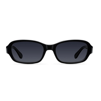 Gafas de Sol Vintage Lbashades CP+PC con Protección UV400, Gafas de Sol Rectangulares Pequeñas de Base Biológica, Gafas Clásicas de Alta Calidad para Hombre y Mujer