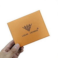 Dompet Kartu Wanita Model Akordion PU Gaya Baru dengan Ritsleting, Kotak Hadiah, Elegan, Mewah, Multi-Kartu, Gaya Korea, Ringkas, Pendek