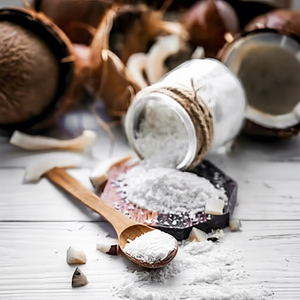 Flocons de noix de coco déshydratés non sucrés, chair de noix de coco blanche naturelle pour pâtisserie, desserts, granola, collations et ingrédients alimentaires - Product Image 1