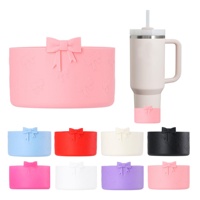 Nouvelles protections de base en silicone de 7,5 cm pour tasses et bouteilles – Accessoires de sécurité pour la consommation en gros
