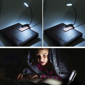 Wholesale Mini Portable USB <b>Rechargeable</b> Reading <b>Light</b>, 3-layer Warm and Cool White Daylight Easy to Clip <b>Night</b> <b>Light</b> - Product Image 4