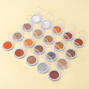 20 colori ombretto singolo in polvere Private Label trucco pigmento ombretto impermeabile