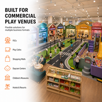 Équipements de jeux intérieurs souples : Village, Recherche Marine, Aviation, Rue de la Mode pour Centres de Divertissement Familial