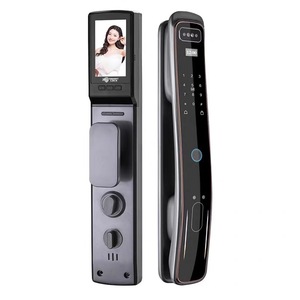 Wifi hoàn toàn tự động khóa thông minh với 3D mặt nhận dạng vân tay sinh trắc học cho gỗ thép cửa đám mây lưu trữ dữ liệu khóa thông minh - Product Image 1