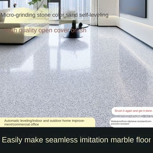Échantillon Gratuit <span class=keywords><strong>Peinture</strong></span> de Sol Époxy Autolissante Liquide Effet Sable Coloré pour Carrelage Céramique Sans Polissage Modèle HXDP-555 - Product Image 3