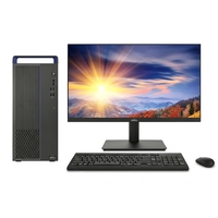 Ensemble PC de bureau rapide personnalisé haut de gamme, processeur 3,0 GHz, 16 Go de RAM DDR4, 256 Go de SSD + 1 To de disque dur, moniteur HD 23,8 pouces pour le bureau et les affaires