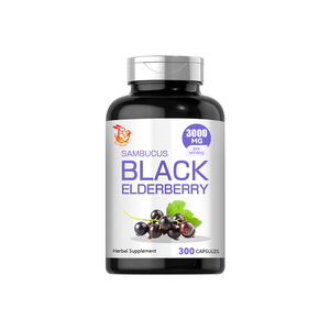 Complément alimentaire à base de plantes OEM ODM pour le soutien immunitaire, extrait d'églantier, stimulant d'énergie pour adultes, capsules d'églantier noir - Product Image 1