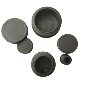 Plastic Round Tube Inner Plugs Black Anti Slip Furniture Leg Protection Pads For <b>Table</b> <b>Chair</b> <b>Bench</b> Shelf Iron Bed - Product Image 1