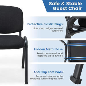 Silla Apilable Sin Brazos para <span class=keywords><strong>Conferencias</strong></span>, Reuniones, Personal <span class=keywords><strong>de</strong></span> Prensa, con Estructura <span class=keywords><strong>de</strong></span> Hierro, para Iglesias, Visitantes, Salas <span class=keywords><strong>de</strong></span> Recepción, Capacitación y Oficinas - Product Image 3