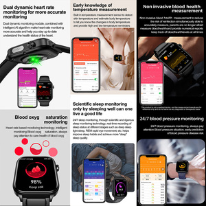 Vanssa nhà máy SDK OEM tùy chỉnh Relojes giấc ngủ thể dục thể thao Tracker sức khỏe ECG PPG <span class=keywords><strong>Heart</strong></span> <span class=keywords><strong>Rate</strong></span> Monitor SmartWatch thông minh đồng hồ - Product Image 4