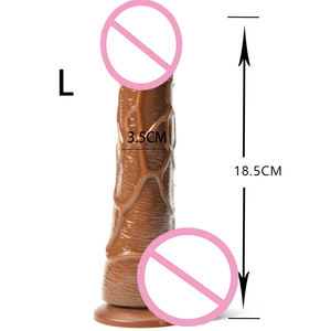 Mainan Seks Dewasa Grosir Laris Manis Dildo Karet Asli Pijat <span class=keywords><strong>Stimulator</strong></span> Klitoris Titik-G untuk Masturbasi Wanita - Product Image 1
