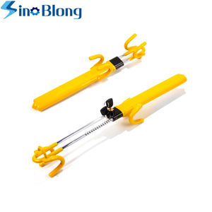 Cylindre antivol en laiton double crochets camion van SUV <span class=keywords><strong>serrure</strong></span> de volant de voiture - Product Image 3