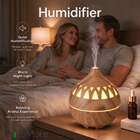 Humidificateur d'air à remplissage par le haut, diffuseur d'arômes pour chambre, réservoir de 180 ml pour une grande couverture, atomisation silencieuse à 25 dB, pour la maison, la chambre de bébé et les plantes