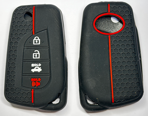 Pour Citroën C2 <span class=keywords><strong>C3</strong></span> C4 C5 DS4 Peugeot 107 207 307 407 308 607 – Housse de protection en silicone à 3 boutons pour clé de voiture, étui de protection, porte-clés - Product Image 6