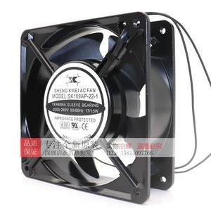 Sheng Kwei <b>Ac</b> <b>Fan</b> Sk109ap-22-1 120x120x38mm Sleeve Bearing Inverter Cooling <b>Fan</b> Made In Taiwan - Product Image 3