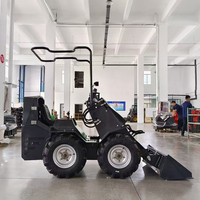 Chargeuse compacte sur pneus S390, moteur monocylindre, conforme aux normes EPA EU5, haute efficacité pour les travaux agricoles et les infrastructures