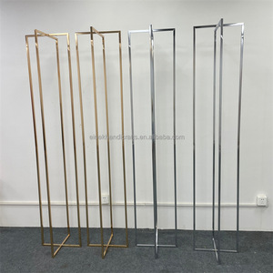 Arco <span class=keywords><strong>de</strong></span> Fondo Moderno Chapado <span class=keywords><strong>en</strong></span> Oro W120xH220cm, Arco <span class=keywords><strong>de</strong></span> Boda <span class=keywords><strong>de</strong></span> Hierro Desmontable para Uso <span class=keywords><strong>en</strong></span> Interiores y Exteriores, Exportación Transfronteriza, Gran Venta - Product Image 4
