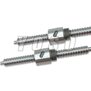 Düz tüp topu vida somunu montaj iplik topu vidalar ile 8mm çap taşıma ballscrews kurşun 1mm 1.5mm 2mm 2.5mm 3mm 5mm 8mm