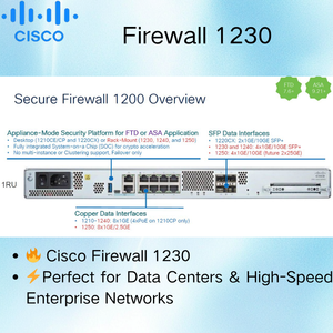 Firewall NGFW Firepower 1230 Original, Dispositivo de Seguridad de Alto Rendimiento, Confiable, en Stock, Mejor Precio - Product Image 3