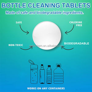 Comprimés de nettoyage pour acier inoxydable, flacons thermiques, comprimés de nettoyage pour bouteilles d'eau, comprimés de nettoyage pour gobelets - Product Image 3