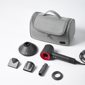 Organisateur de sèche-cheveux portable personnalisé <span class=keywords><strong>baguette</strong></span> pour cheveux bouclés trousse de maquillage suspendue accessoires de toilette <span class=keywords><strong>sac</strong></span> de rangement pour sèche-cheveux Dyson - Product Image 1